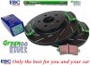 Tylne klocki GreenStuff + NACINANE tarcze hamulcowe 315mm EBC seria USR Chevrolet Malibu 2013-